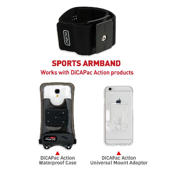wasserdichte Fahrrad- & Sportarmband Handytasche für LG X Power (International) / LG X power 2 / LG X venture