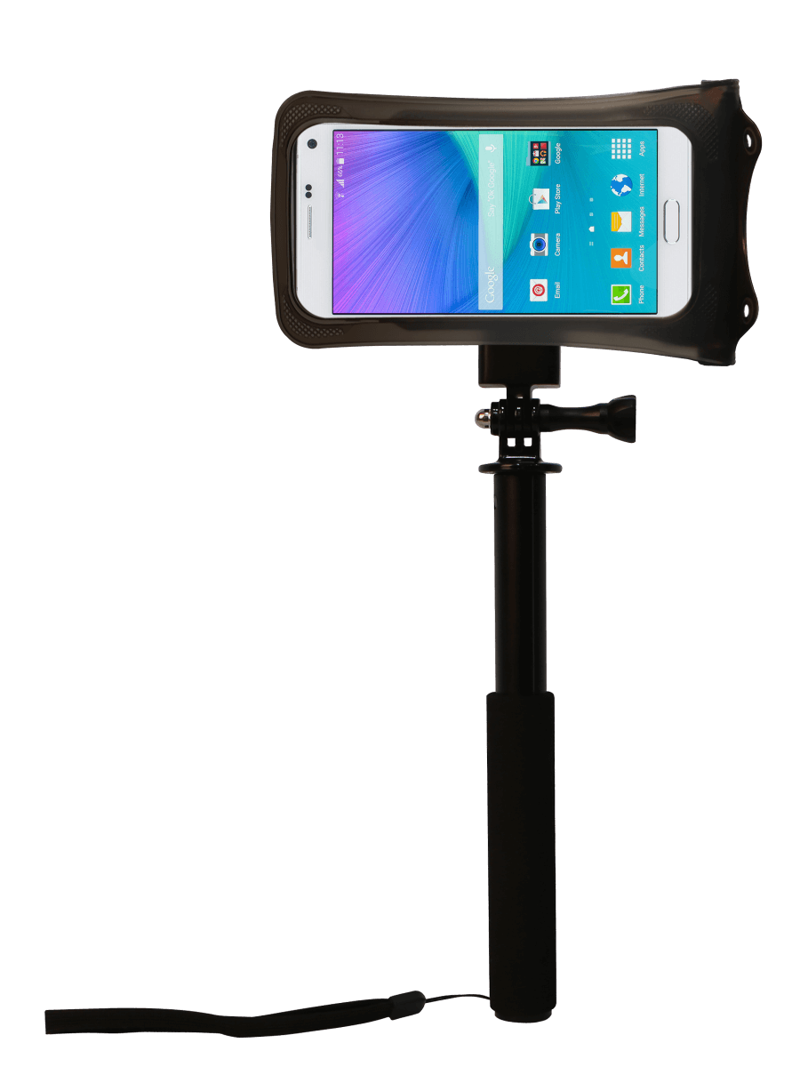 DiCAPac Action DP-1M Smartphone Selfie Stick mit Halterung für